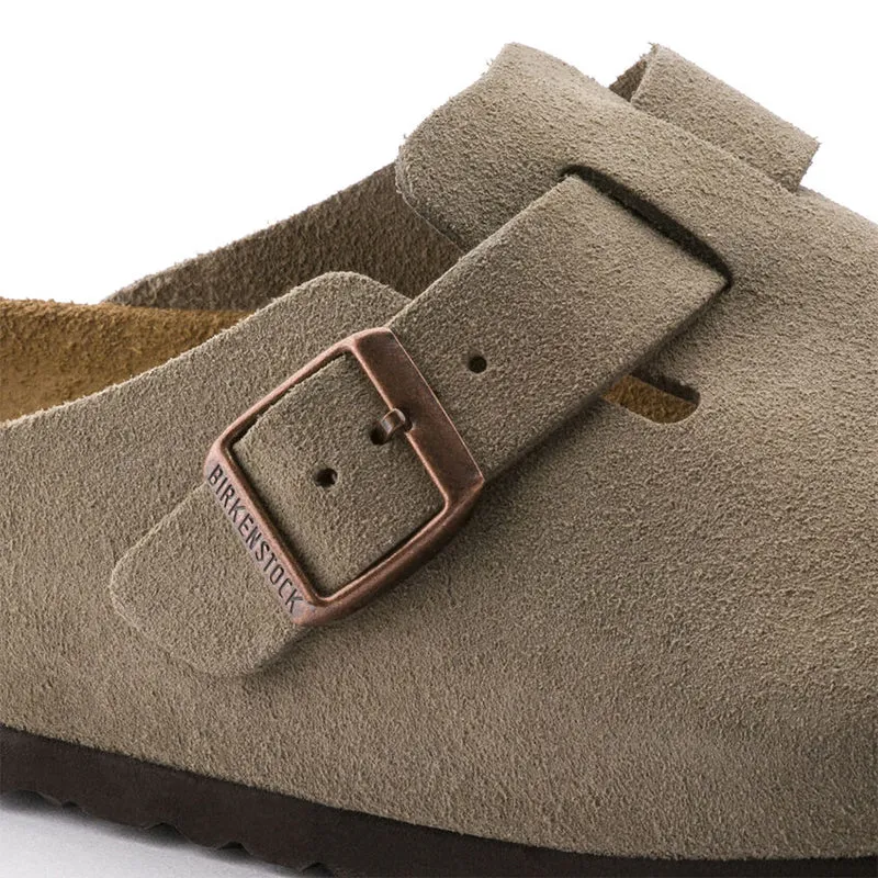 Women's Boston Soft Footbed Taupe Suede